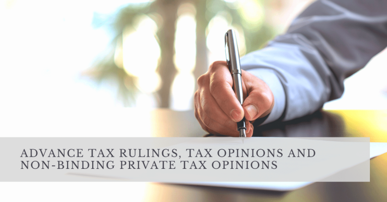 Advance Tax Rulings