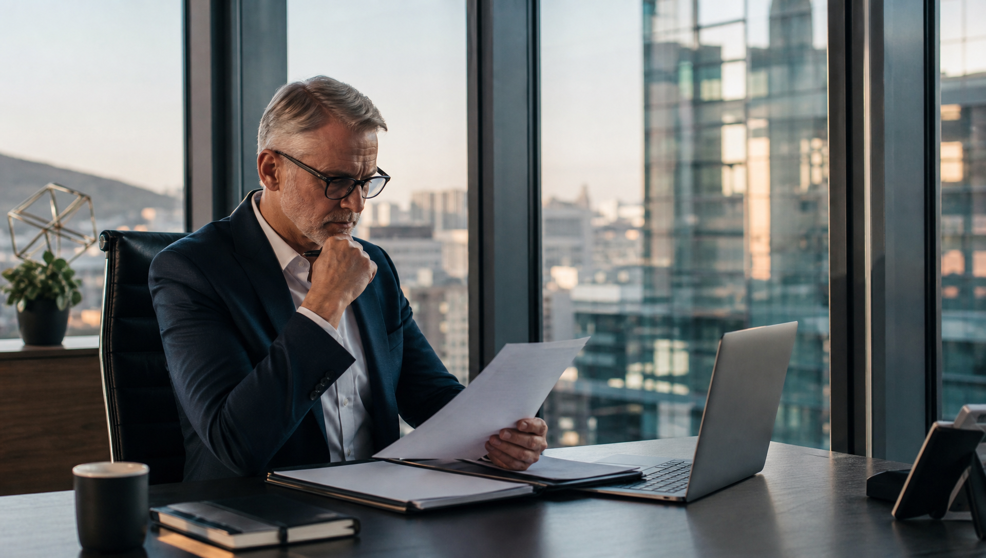Senior tax professional considering a dispute in a premium corporate environment.