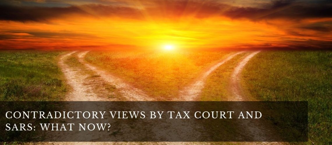 Contradictory views by the Tax Court and SARS feature image explaining South African tax dispute uncertainty