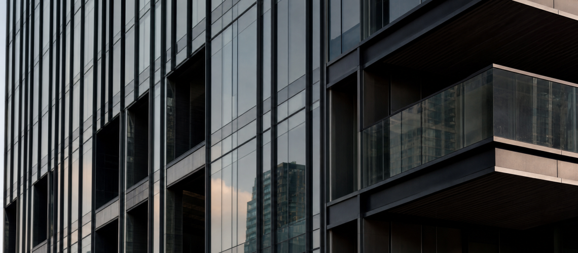 Modern South African corporate architecture with clean geometric lines and a premium professional feel.